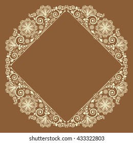 vector vintage floral  background