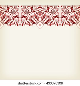 vector vintage floral  background