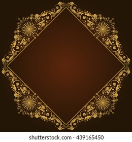 vector vintage floral  background