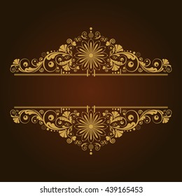 vector vintage floral  background