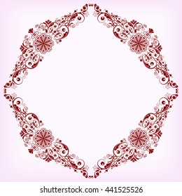 vector vintage floral  background