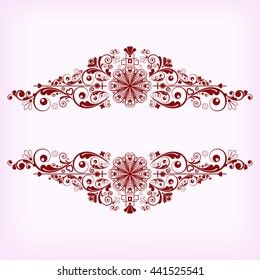 vector vintage floral  background