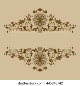 vector vintage floral  background