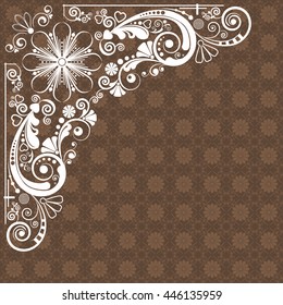 vector vintage floral  background