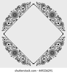 vector vintage floral  background