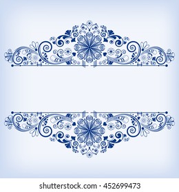 vector vintage floral  background