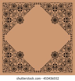 vector vintage floral  background