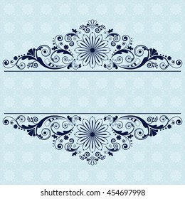 vector vintage floral  background