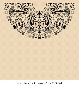 vector vintage floral  background