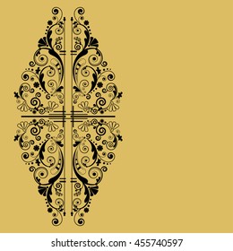 vector vintage floral  background