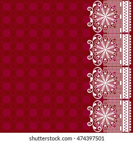 vector vintage floral  background