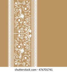 vector vintage floral  background