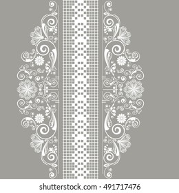 vector vintage floral  background