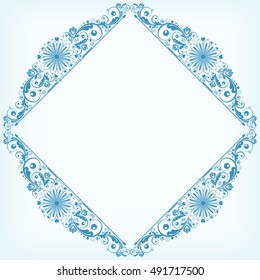 vector vintage floral  background