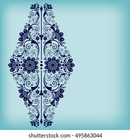 vector vintage floral  background