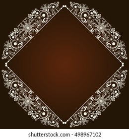 vector vintage floral  background