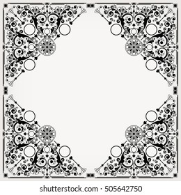 vector vintage floral  background