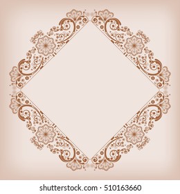 vector vintage floral  background