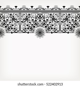 vector vintage floral  background