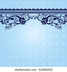 vector vintage floral  background