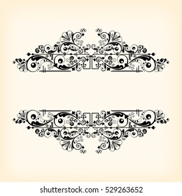 vector vintage floral  background