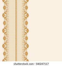 vector vintage floral  background