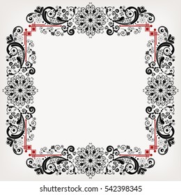 vector vintage floral  background