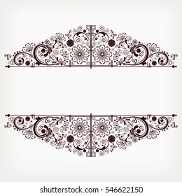 vector vintage floral  background