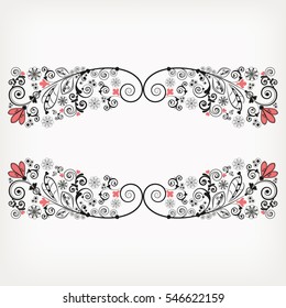 vector vintage floral  background