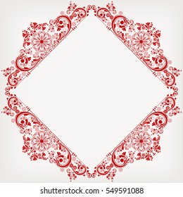 vector vintage floral  background