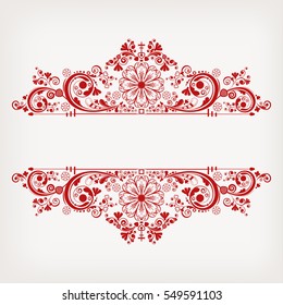 vector vintage floral  background