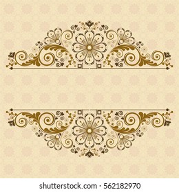 vector vintage floral  background