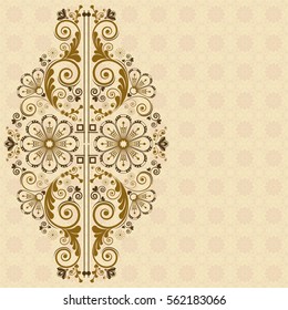 vector vintage floral  background