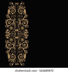 vector vintage floral  background
