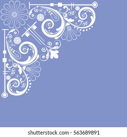 vector vintage floral  background