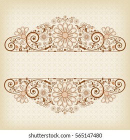 vector vintage floral  background