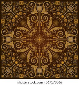 vector vintage floral  background