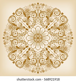 vector vintage floral  background
