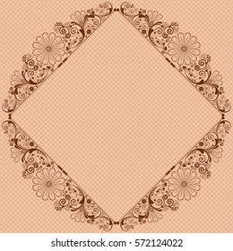 vector vintage floral  background