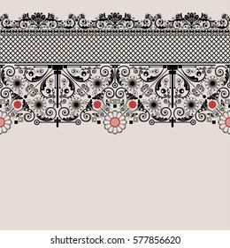 vector vintage floral  background