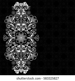 vector vintage floral  background