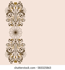 vector vintage floral  background