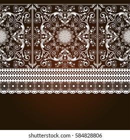 vector vintage floral  background