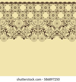 vector vintage floral  background