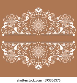 vector vintage floral  background