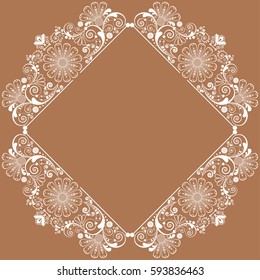 vector vintage floral  background