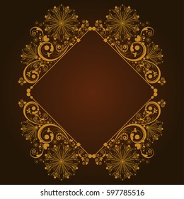 vector vintage floral  background