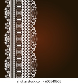 vector vintage floral  background