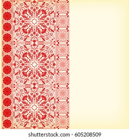 vector vintage floral  background
