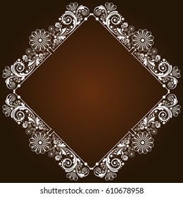 vector vintage floral  background